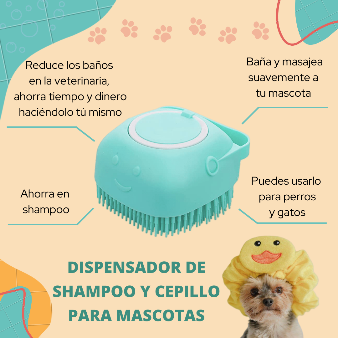 Dúo: Secadora de mascotas + Cepillo para baño